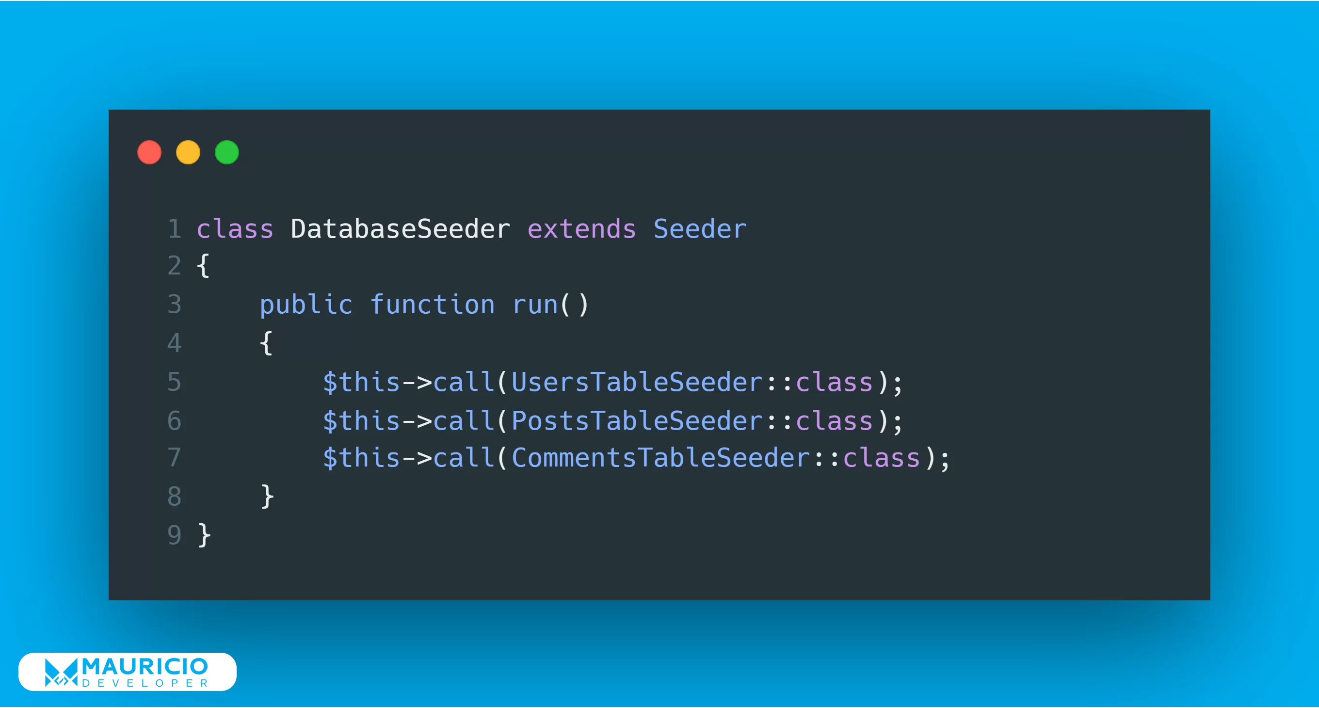 Seeders en Laravel: ¿Qué son y como usarlos?