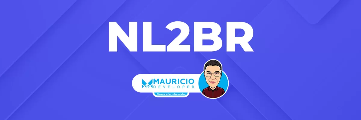 NL2BR en PHP para convertir saltos de línea en etiquetas <br>